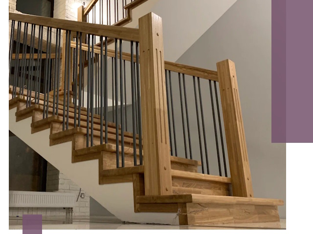 Реставрация деревянных и металлических лестниц в Ишимбае