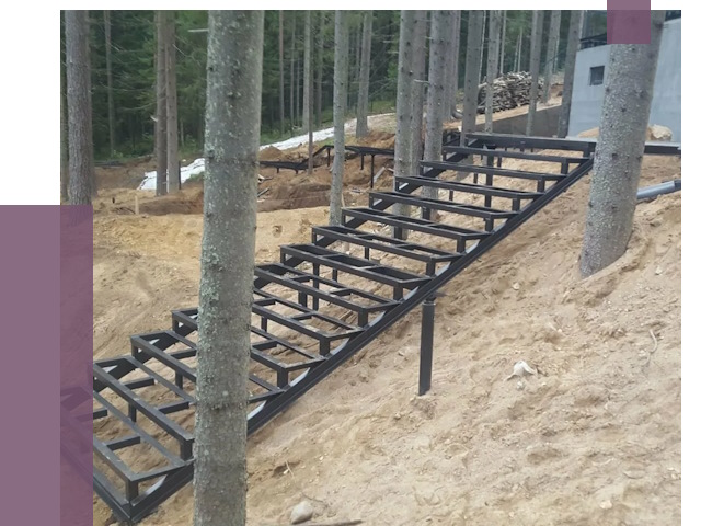 Монтаж металлических лестниц в Ишимбае от 13437 руб. 