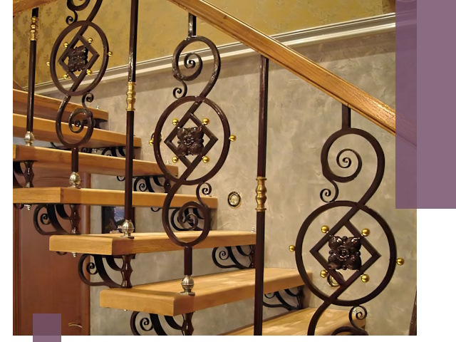 Изготовление кованых лестниц под ключ в Ишимбае