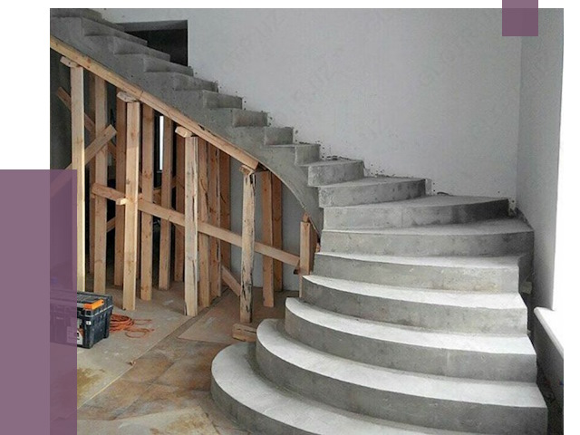 Изготовление бетонных лестниц под ключ в Ишимбае от 19775 руб. | ПРОЛЁТ-Шмб
