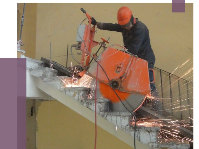 Демонтаж бетонных лестниц в Ишимбае от 4563 руб. за м2 | ПРОЛЁТ-Шмб