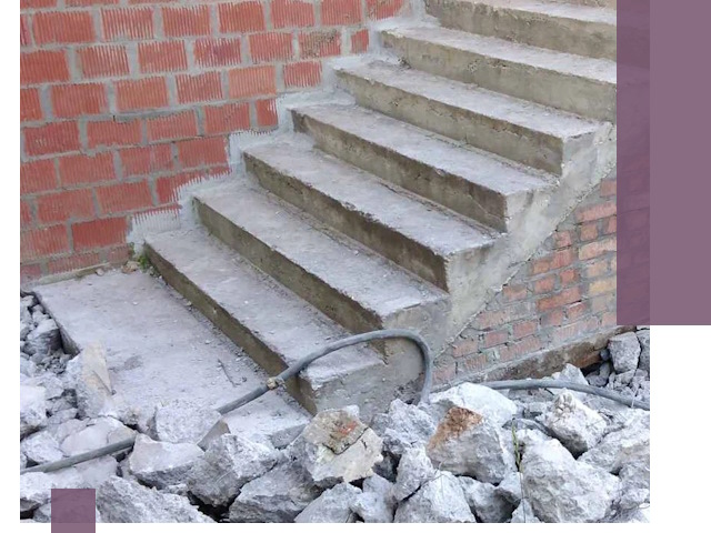 Демонтаж бетонных лестниц в Ишимбае: быстро и безопасно