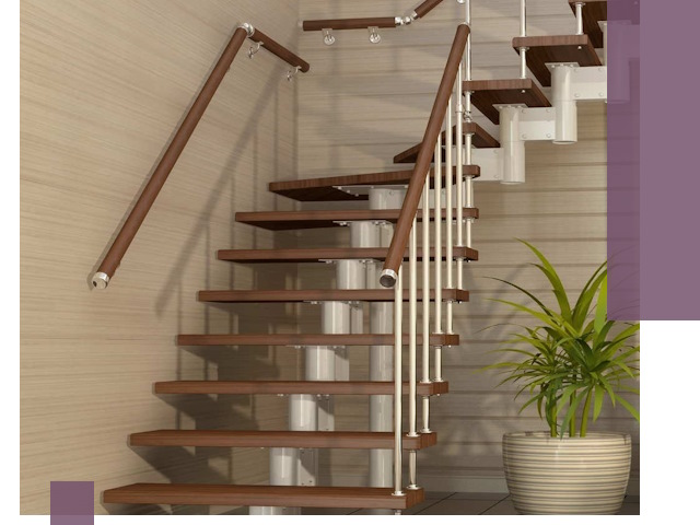 Изготовление модульных лестниц под ключ в Ишимбае