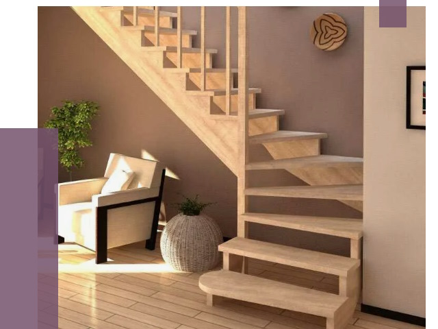 Изготовление Г-образных лестниц в Ишимбае от 18761 руб. 