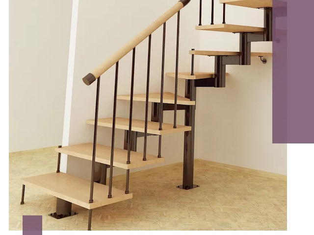 Монтаж лестниц на больцах в Ишимбае — быстро и надежно