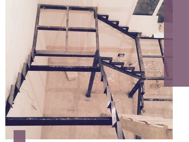 Монтаж лестниц на металлокаркасе в Ишимбае быстро и качественно