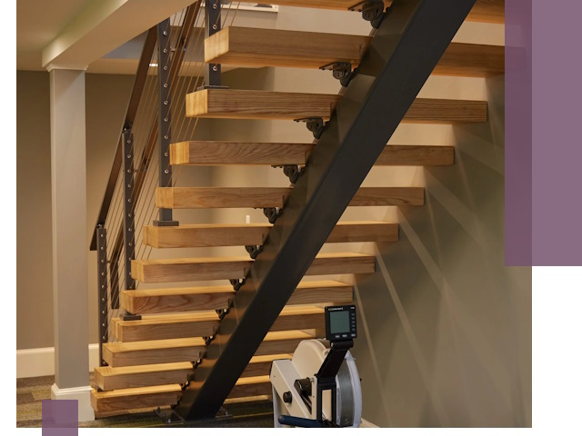 Лестницы на монокосоурах под ключ в Ишимбае - изготовление и монтаж