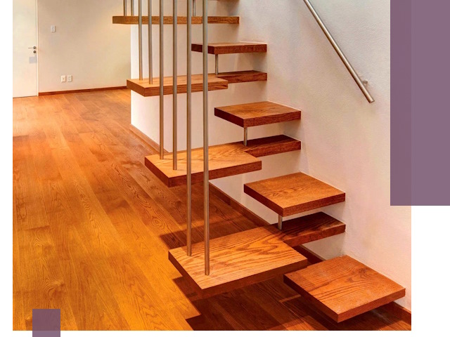 Лестницы «гусиный шаг» на заказ в Ишимбае для узких пространств