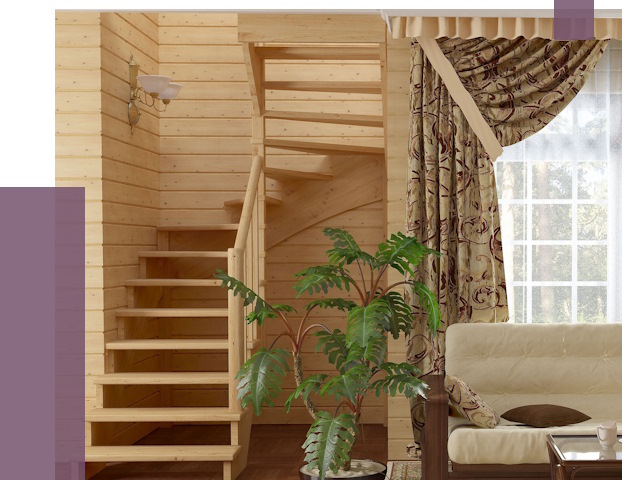 Лестницы для дачи в Ишимбае от 75297 руб.  | ПРОЛЁТ-Шмб