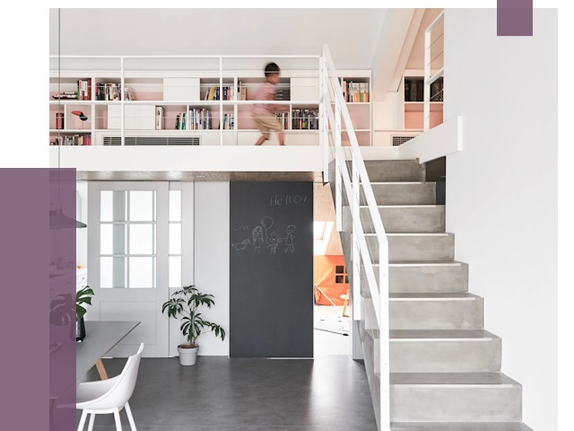 Лестницы для двухуровневой квартиры в Ишимбае от 174932 руб. | ПРОЛЁТ-Шмб