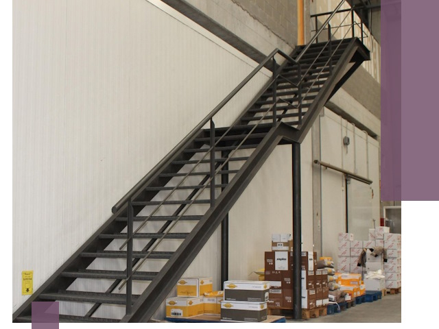 Лестницы для производства в Ишимбае — изготовление и монтаж