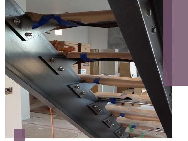 Усиление лестничных конструкций и усиление опор в Ишимбае