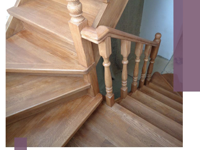 Дубовые лестницы под ключ в Ишимбае: изготовление и монтаж