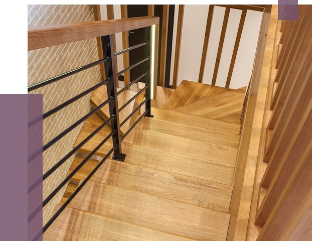 Лестницы из ясеня в Ишимбае под ключ от 9938 руб. 