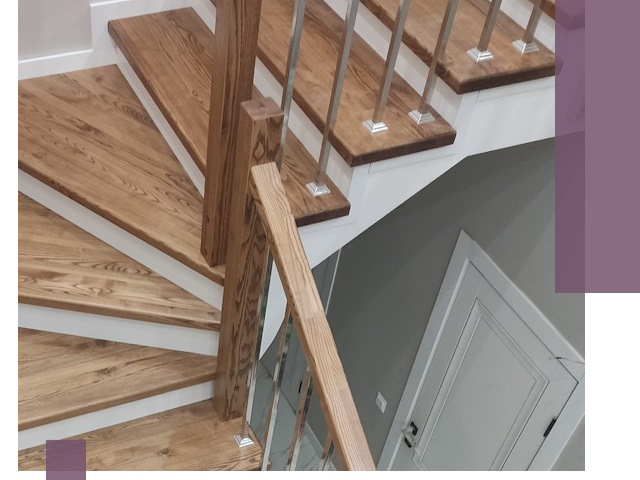 Обшивка металлических лестниц под ключ в Ишимбае