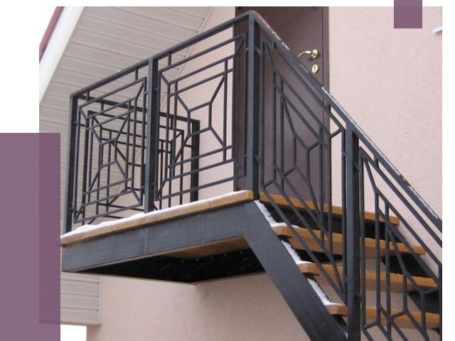 Металлические перила в Ишимбае от 4259 руб.  | ПРОЛЁТ-Шмб