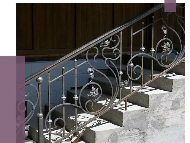 Кованые перила в Ишимбае от 8620 руб. под ключ — качество от ПРОЛЁТ-Шмб