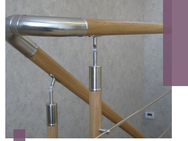 Комбинированные перила на заказ в Ишимбае — монтаж и производство