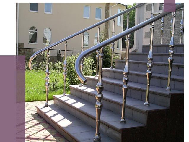 Перила для крыльца в Ишимбае от 10648 руб. — монтаж ПРОЛЁТ-Шмб