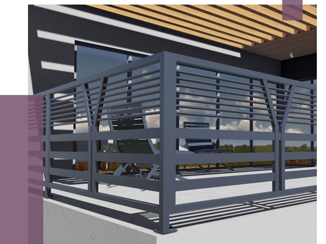 Изготовление балконных ограждений в Ишимбае от 10648 руб. | ПРОЛЁТ-Шмб