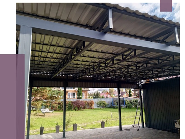 Монтаж навесов в Ишимбае от 7302 руб. — установка навеса | ПРОЛЁТ-Шмб