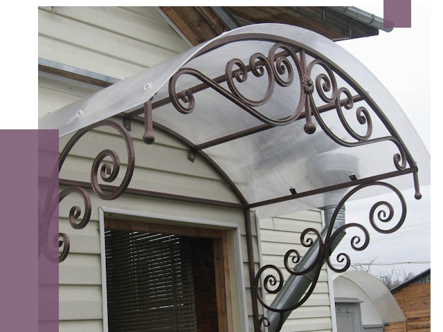 Изготовление козырьков в Ишимбае от 7302 руб. — заказать | ПРОЛЁТ-Шмб