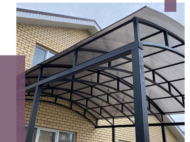 Монтаж козырьков в Ишимбае от 11409 руб. | ПРОЛЁТ-Шмб