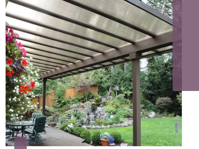 Навесы из поликарбоната под ключ в Ишимбае быстро и надёжно