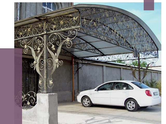 Кованые навесы в Ишимбае от 14451 руб. | ПРОЛЁТ-Шмб