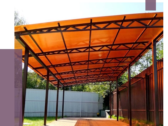 Односкатные навесы под ключ в Ишимбае от 13031 руб. 