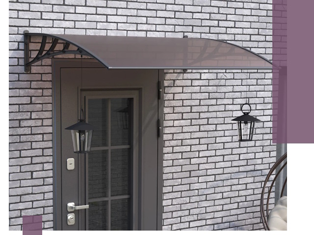 Недорогие козырьки и навесы под ключ в Ишимбае