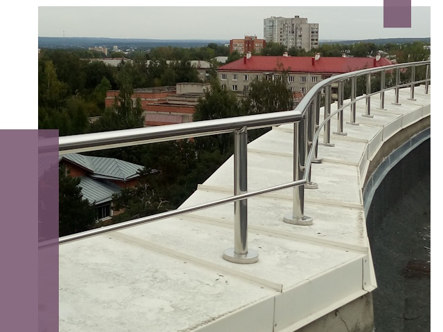 Парапеты и ограждения кровли в Ишимбае от 4918 руб.