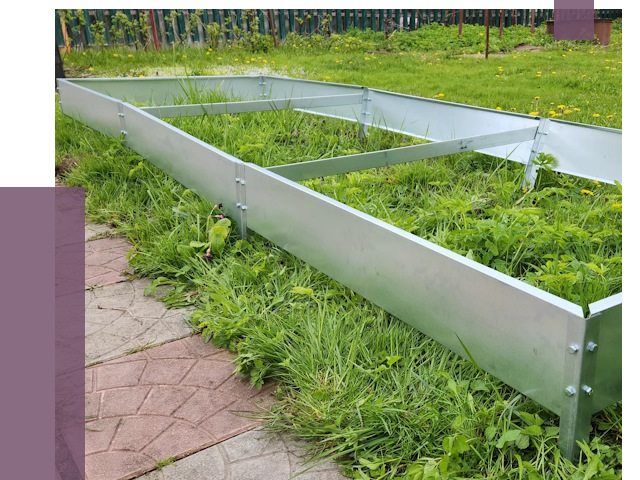 Металлические бордюры для грядок в Ишимбае от 1775 руб. 