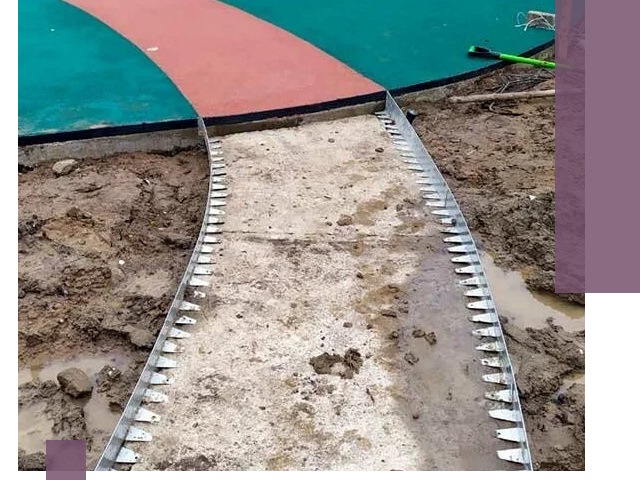 Металлические бордюры для дорожек в Ишимбае — монтаж и изготовление