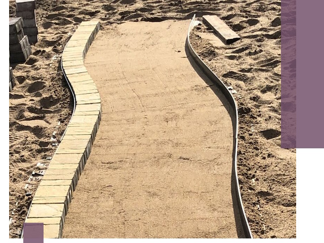 Металлические бордюры для тротуаров в Ишимбае — прочные и долговечные