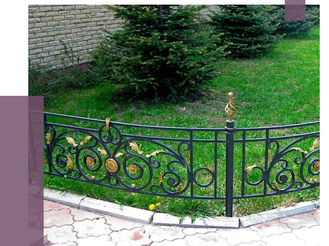 Кованые газонные ограждения в Ишимбае от 7555 руб. — ПРОЛЁТ-Шмб