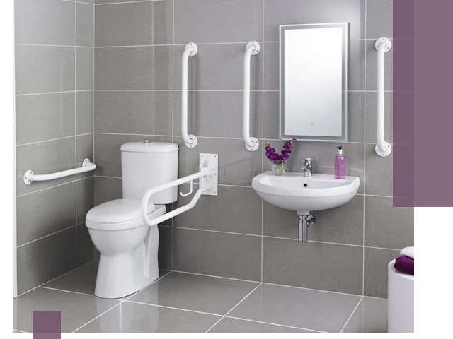 Поручни для санузлов в Ишимбае: установка, ремонт и монтаж